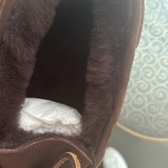 NWB Quoddy Fireside Slippers Size 12 Brown - Picture 5 of 5